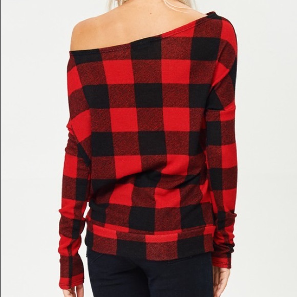 Buffalo plaid Sweatshirt - Picture 6 of 8